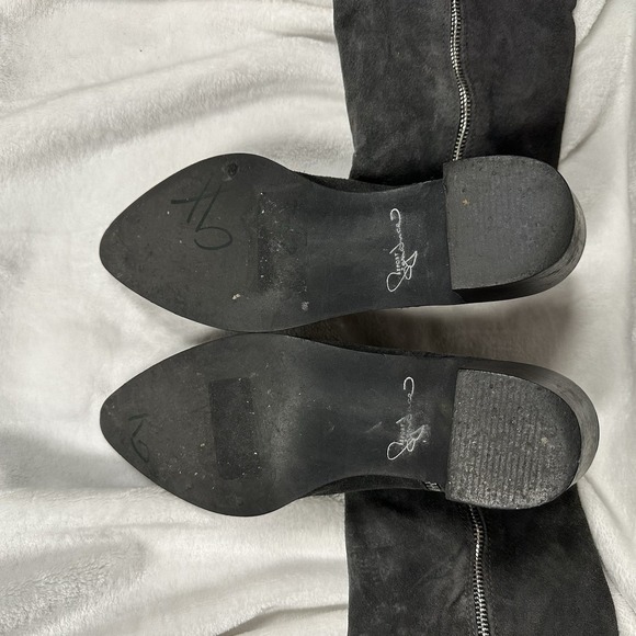 Report Signature Boots Women's 8 Gray Suede Knee High - Picture 8 of 13